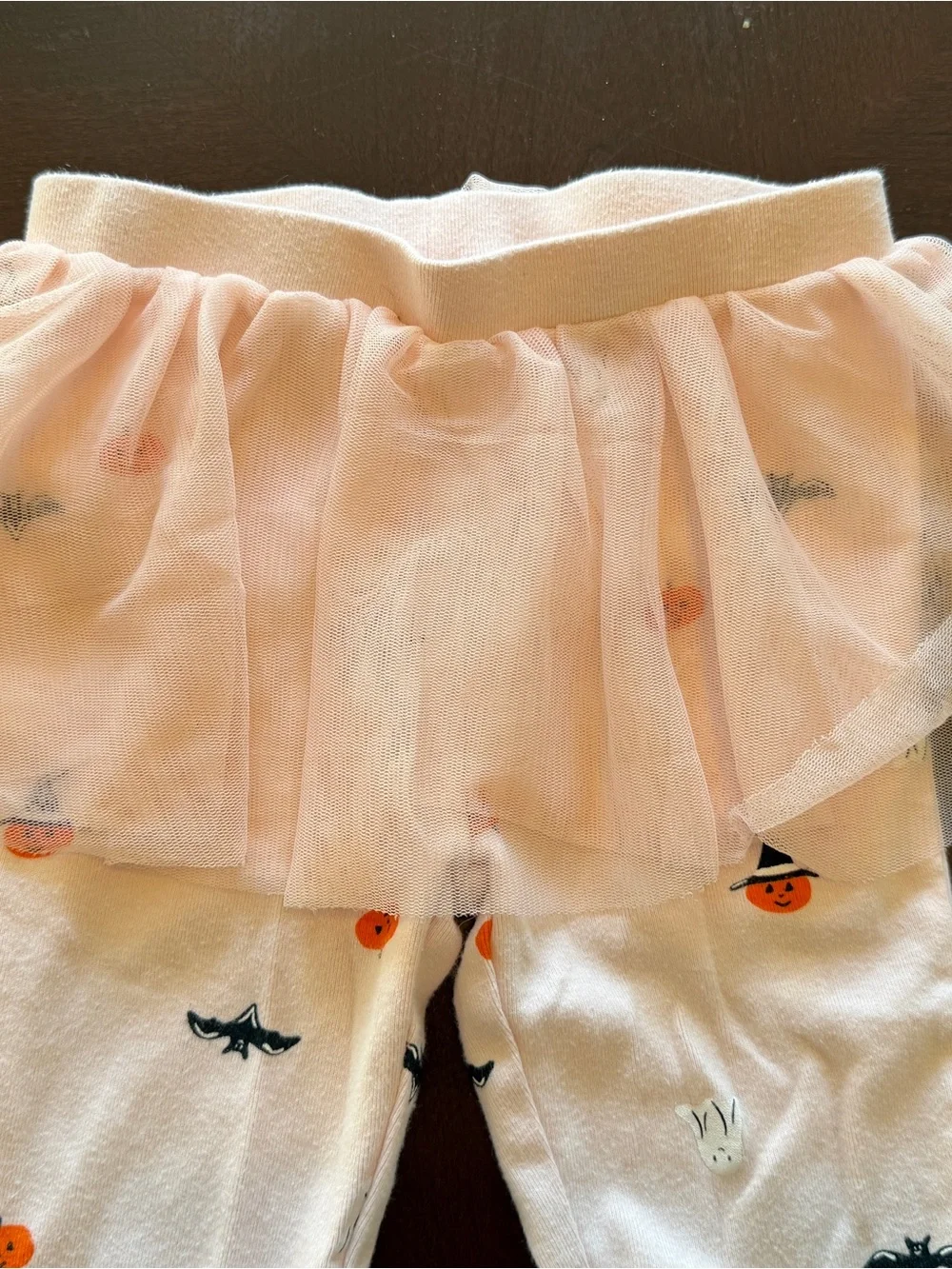 Carter's Light Pink Halloween Tulle Skirt Leggings